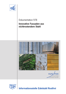 Dokumentation 978 Innovative Fassaden aus nichtrostendem Stahl