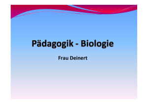 Pädagogik - Biologie3