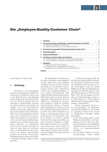 Die „Employee-Quality-Customer Chain“