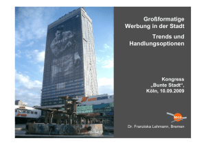 Präsentation - Stiftung Lebendige Stadt
