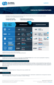 Einfache Preisberechnung - Global Access Internet Services GmbH