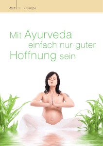 Mit Ayurveda Hoffnung sein