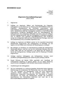 MOVIEMEDIA GmbH Allgemeine Geschäftsbedingungen