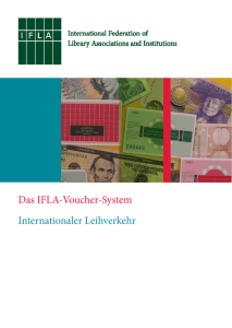 Das IFLA-Voucher-System Internationaler Leihverkehr