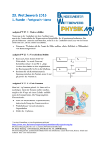 Aufgaben zum 23. Physikwettbewerb