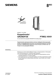 8663 Koppelmodul GRUNDFOS PTM52.16V01