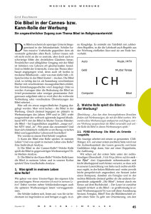 Die Bibel in der Cannes- bzw. Kann