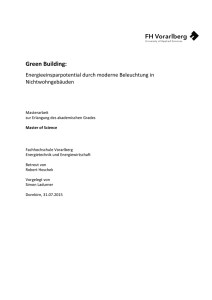 Green Building: Energieeinsparpotential durch moderne