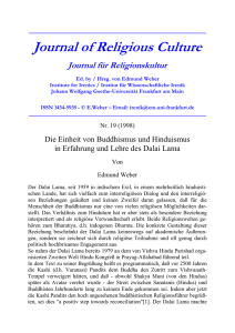 Journal of Religious Culture - Goethe