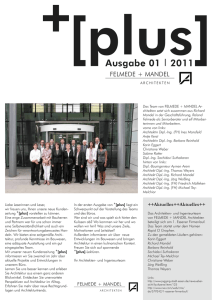Ausgabe 01 | 2011 - Mandel Architekten + Ingenieure