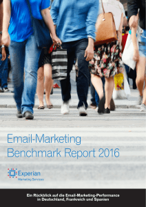 Email-Marketing Benchmark Report 2016