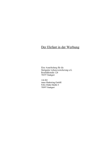 Der Elefant in der Werbung