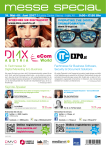 Messezeitung der DMX Austria - IT
