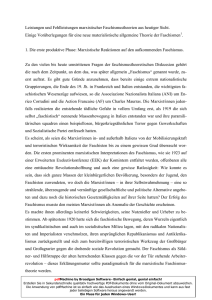 1 Leistungen und Fehlleistungen marxistischer Faschismustheorien