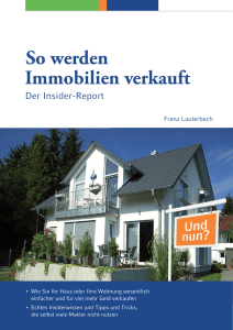 Leseprobe - So werden Immobilien verkauft!