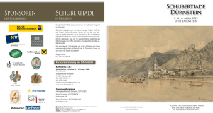 Schubertiade Sponsoren
