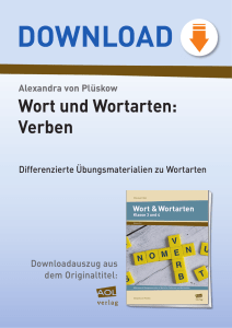 Wort und Wortarten: Verben - AOL