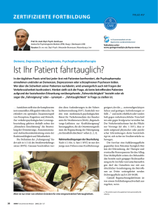 Ist Ihr Patient patientfahrtauglich?