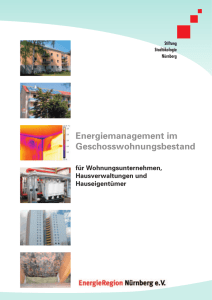 Leitfaden „Energiemanagement im Geschosswohnungsbestand“