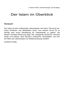 Der Islam im Überblick - Way-to