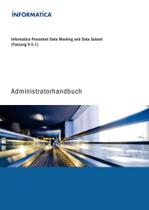 Informatica Persistent Data Masking and Data Subset