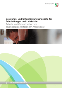 Beratungs- und Unterstützungsangebote für Schulleitungen und