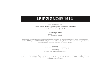 leipzignoir 1914! - Forum Zeitgenössischer Musik Leipzig