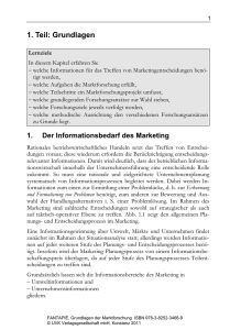 1. Teil: Grundlagen - UVK Verlagsgesellschaft