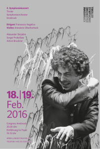 18.|19. Feb. 2016 - Tiroler Landestheater