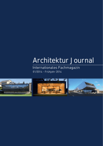 AJ 01 web.indd - ARCHITEKTUR JOURNAL
