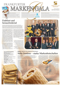 Zeitung zur Marken Gala