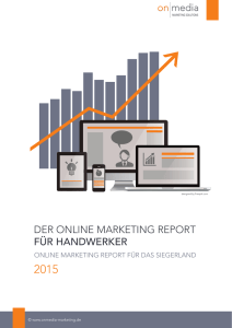 Online Marketing Report für Handwerker