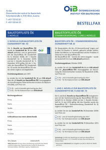 bestellfax - Österreichisches Institut für Bautechnik