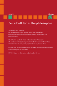Zeitschrift für Kulturphilosophie 2014/2: Wahrheit