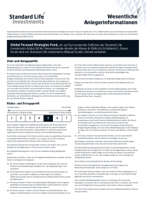 KIID - Standard Life Investments