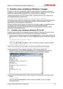 6 Erstellen eines verteilbaren Windows 7-Images