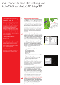 AutoCAD Map 3D 2011 10 Gründe