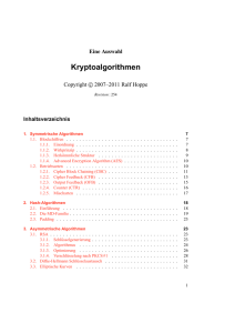 Kryptoalgorithmen