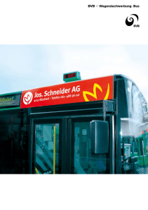 BVB >> Wagendachwerbung • Bus