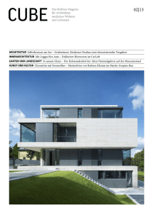 Das Berliner Magazin für Architektur, modernes