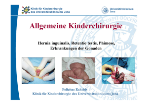 Allgemeine Kinderchirurgie -
