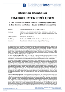 Frankfurter Preludes - bei Doblinger