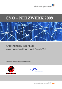 CNO – NETZWERK 2008 Erfolgreiche Marken