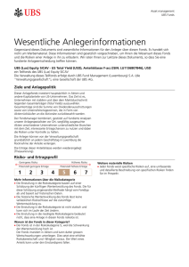 Key Investor Information