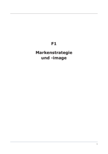 F1 Markenstrategie und -image