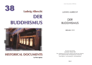 DER BUDDHISMUS - Netzwerk Apostolische Geschichte