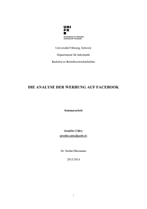 die analyse der werbung auf facebook - Diuf