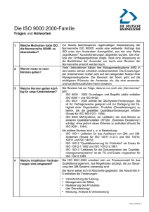 Merkblatt ISO 9000-2000_Familie - Hauptverband der Deutschen