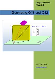 Geometrie Q11 und Q12