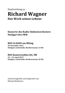 Handreichung zu Richard Wagner(1)